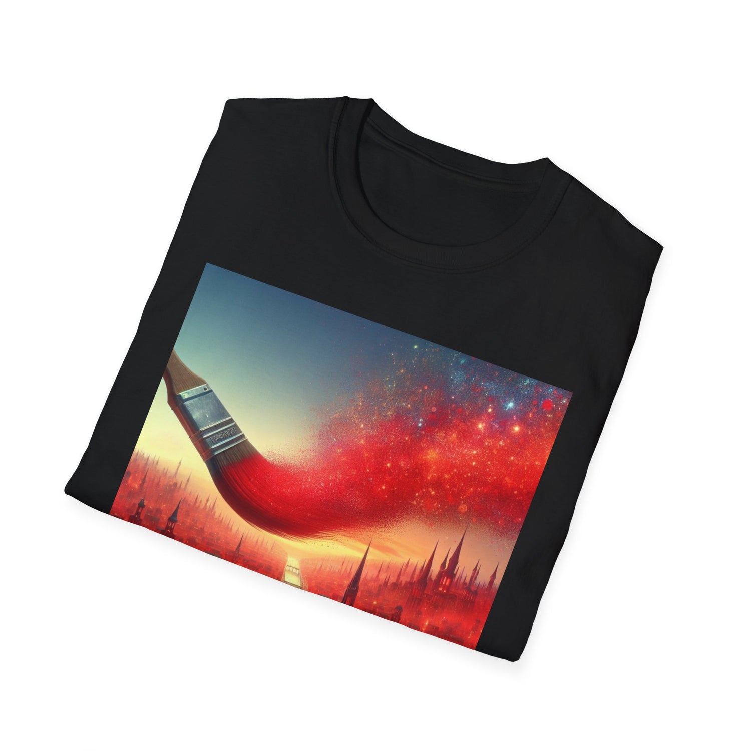 Paint The Town Red! Unisex Softstyle T-Shirt