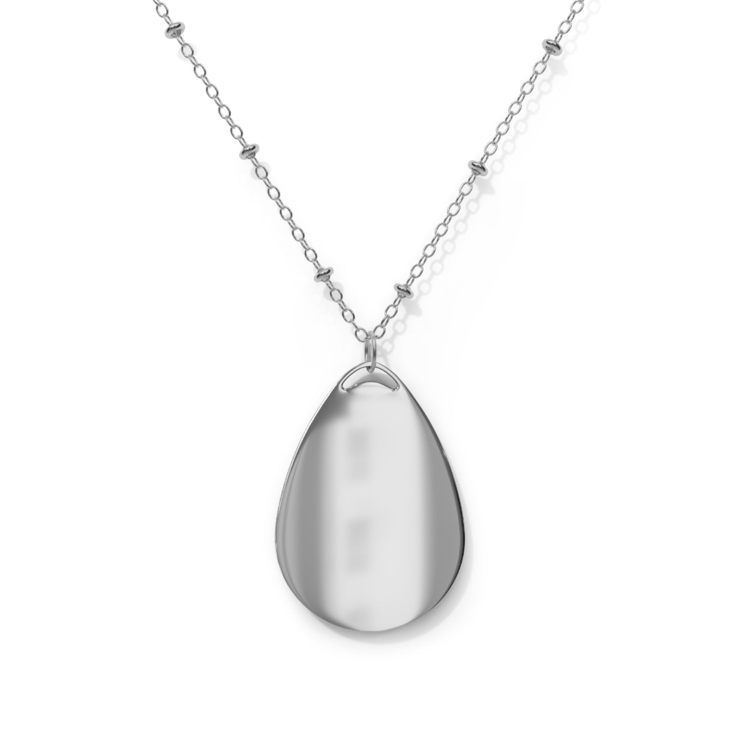 The World is Your Oyster Oval Necklace