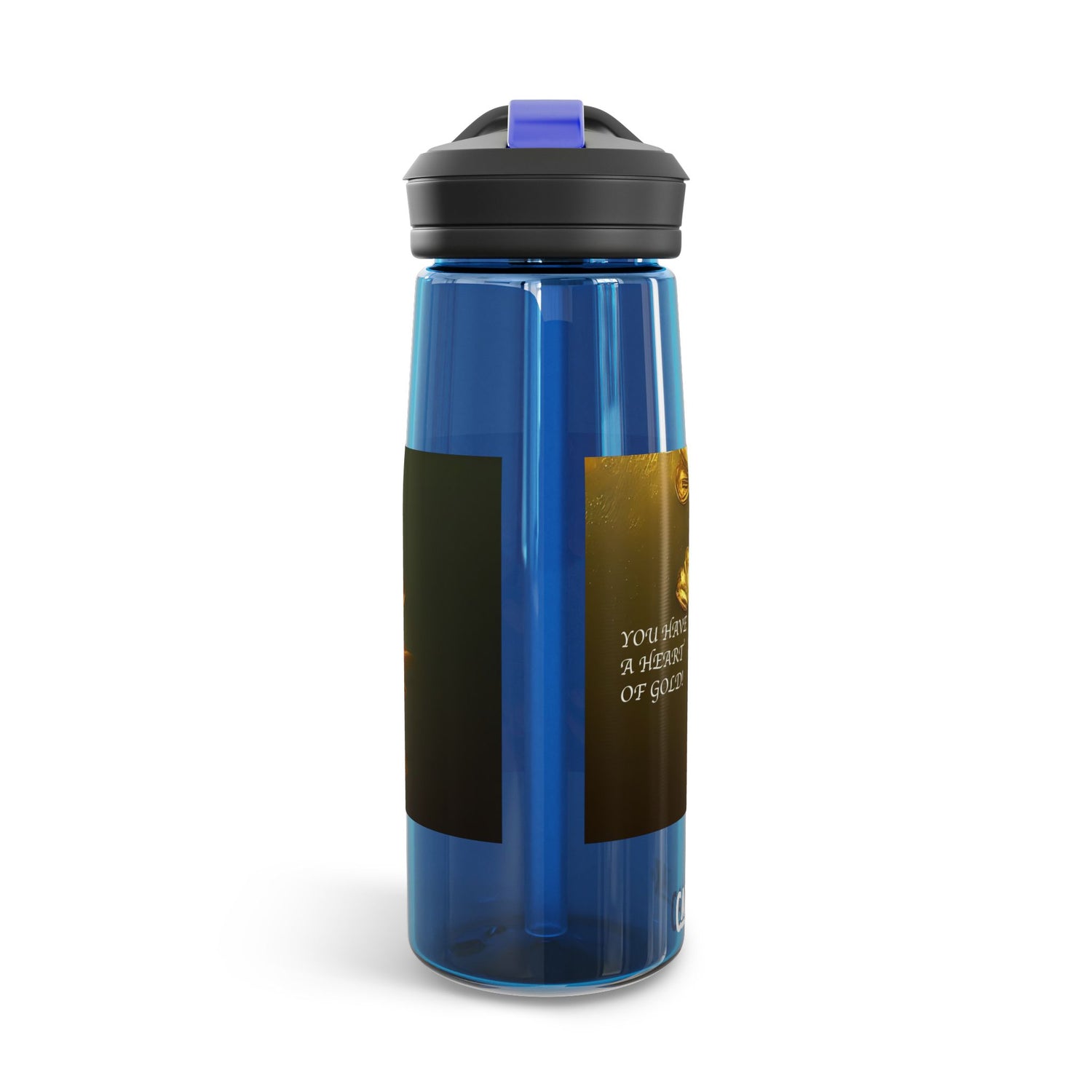 You Have A Heart Of Gold Transparent Design Water Bottle