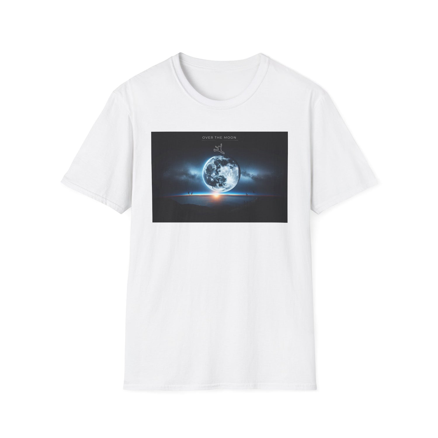 Over The Moon Unisex Softstyle T-Shirt