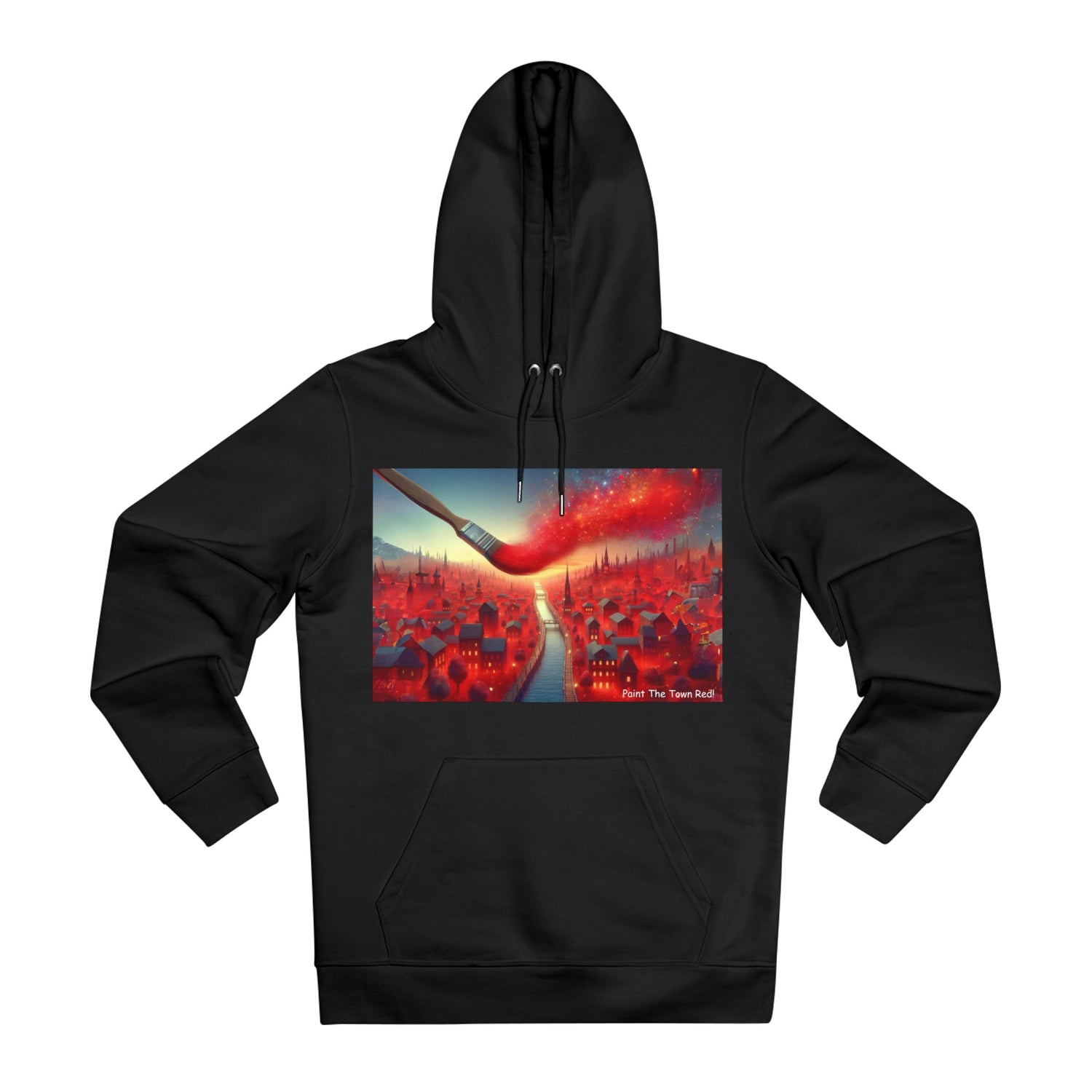 Paint The Town Red Eco-friendly Hoodie