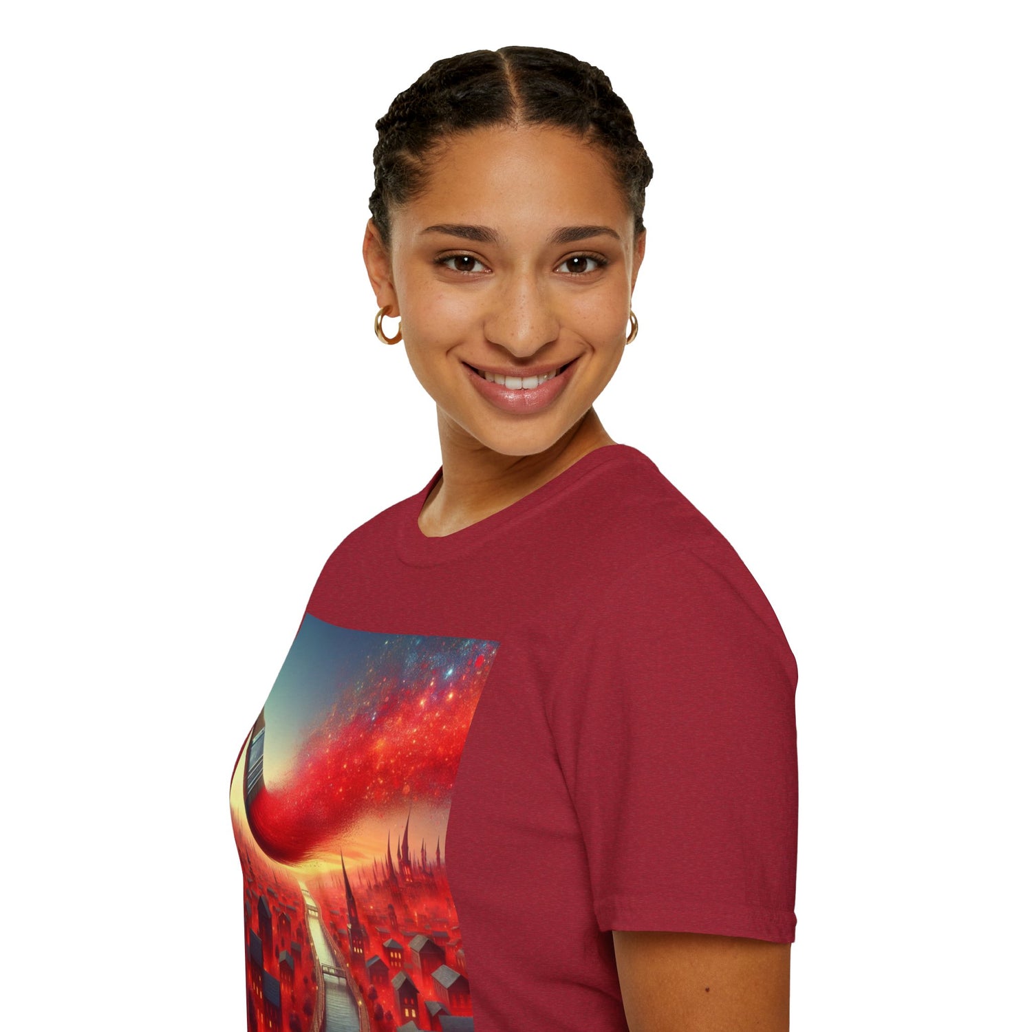 Paint The Town Red! Unisex Softstyle T-Shirt