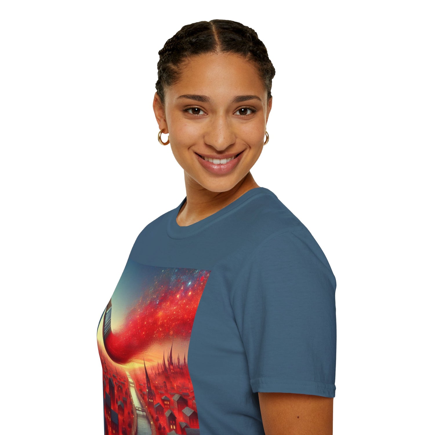 Paint The Town Red! Unisex Softstyle T-Shirt