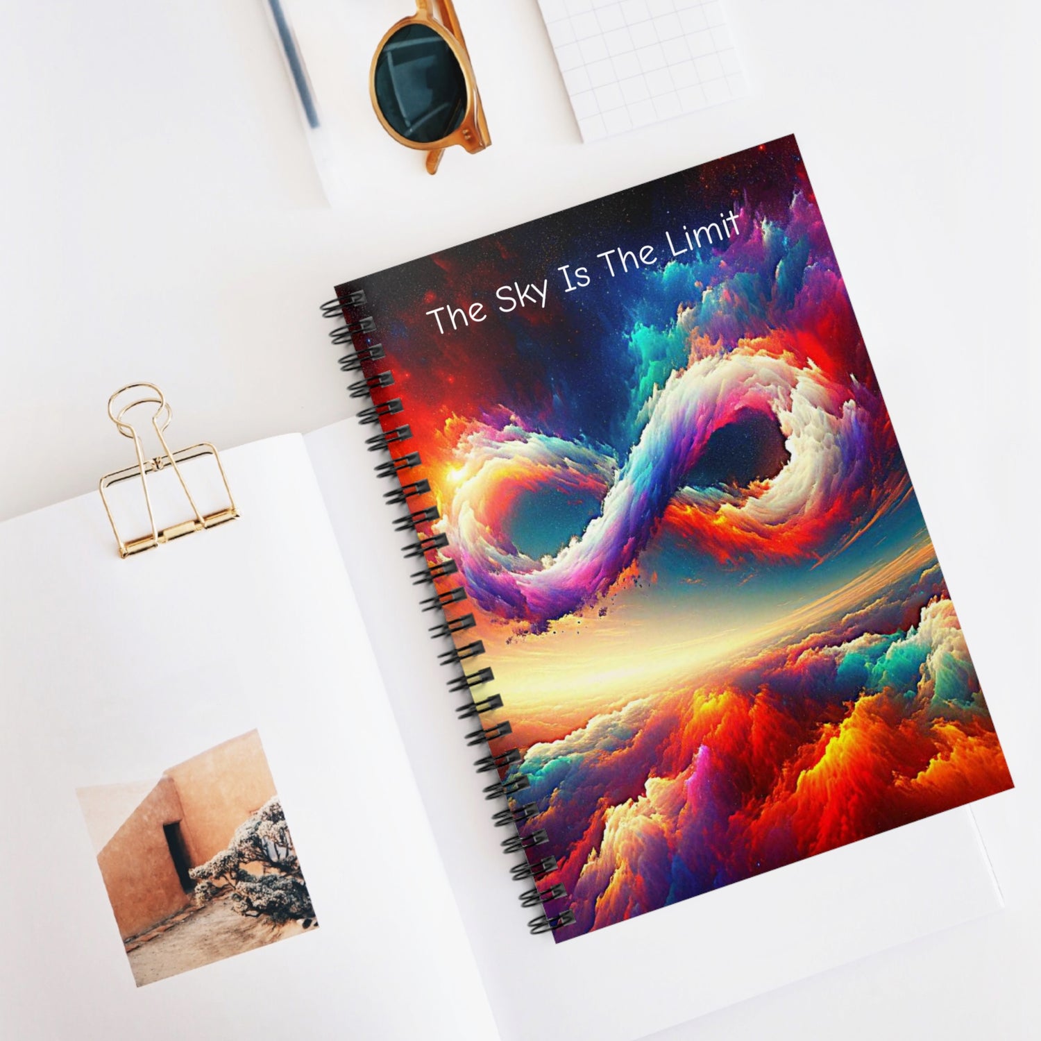 The Sky Is The Limit Spiral Notebook