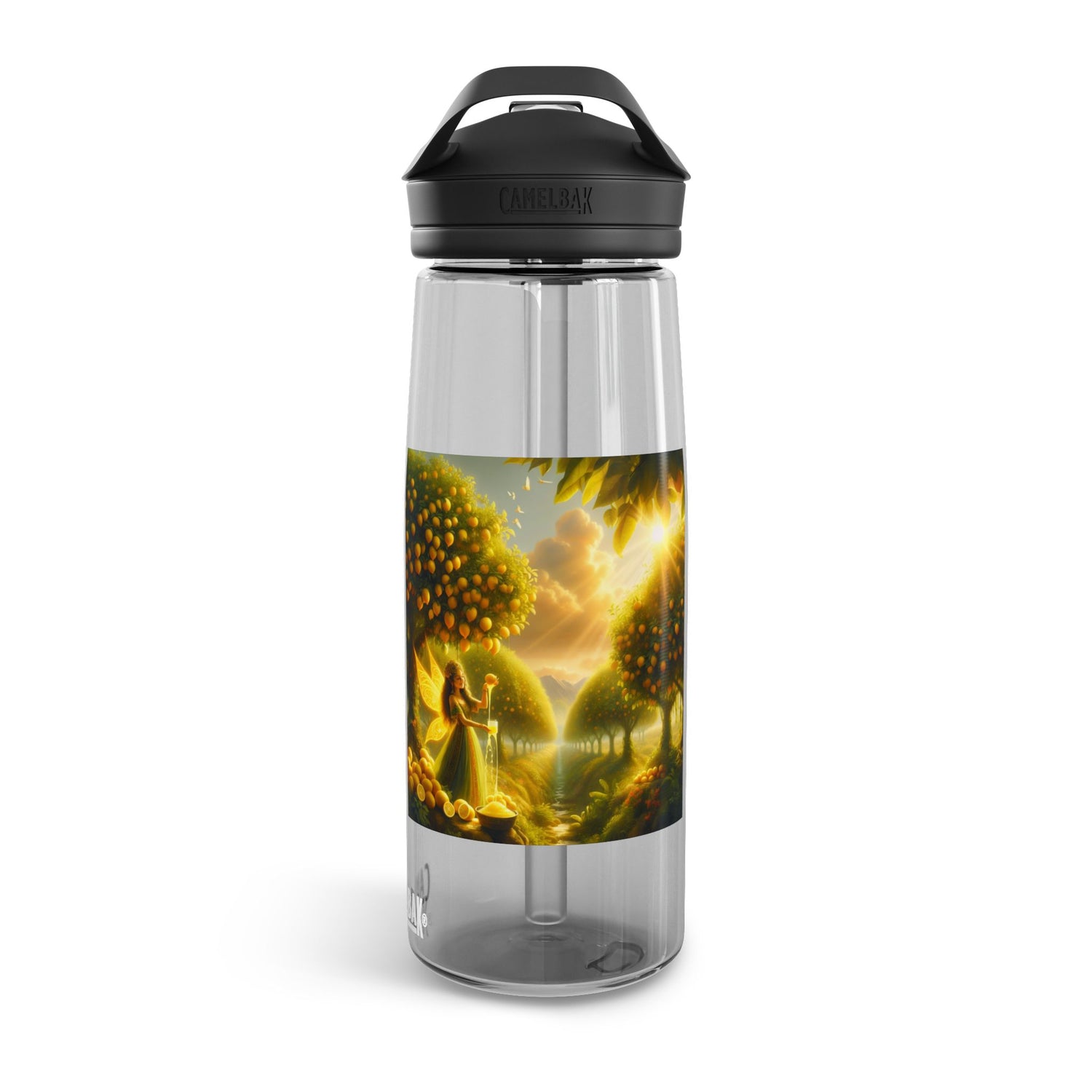 When Life Hands You Lemon 25oz Transparent Water Bottle, Back to school Gift