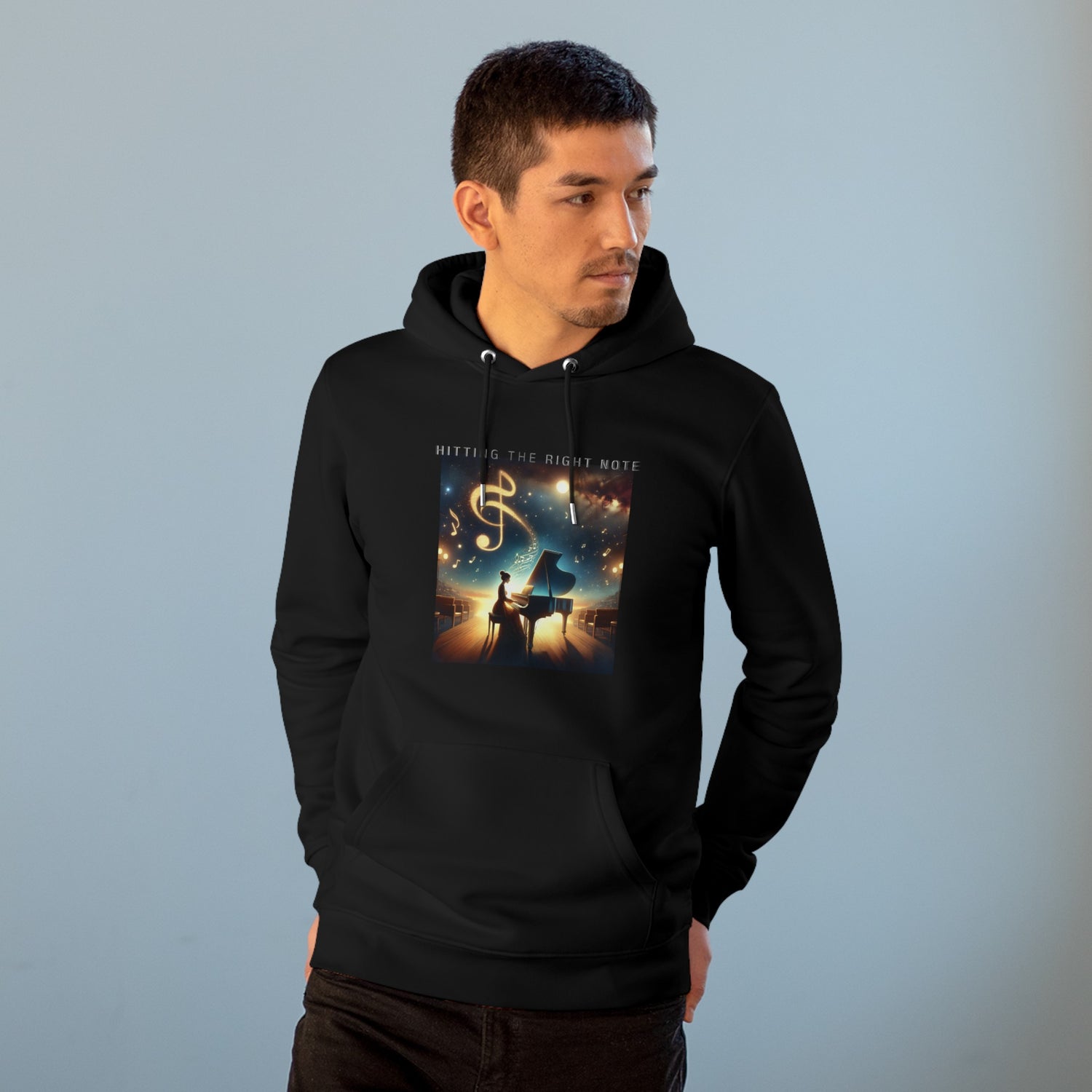 Hitting The Right Note Eco-friendly Hoodie