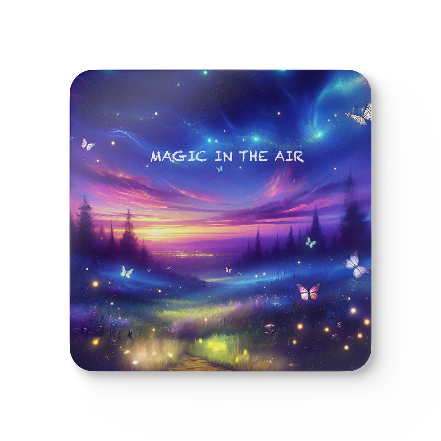 Magic In The Air Corkwood Coaster Set of 4