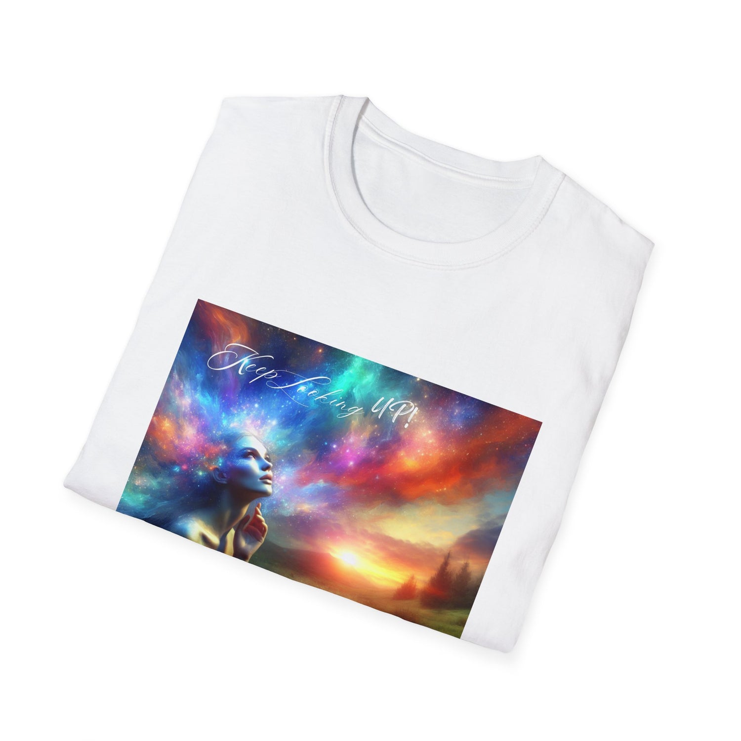 Keep Looking Up! Unisex Softstyle T-Shirt