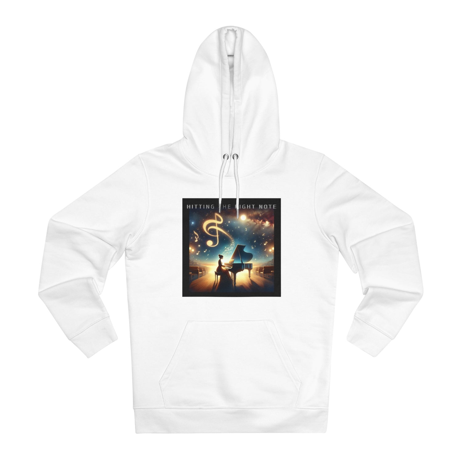 Hitting The Right Note Eco-friendly Hoodie