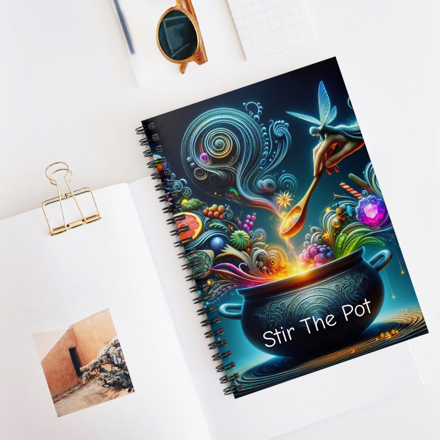 Stir The Pot Spiral Notebook