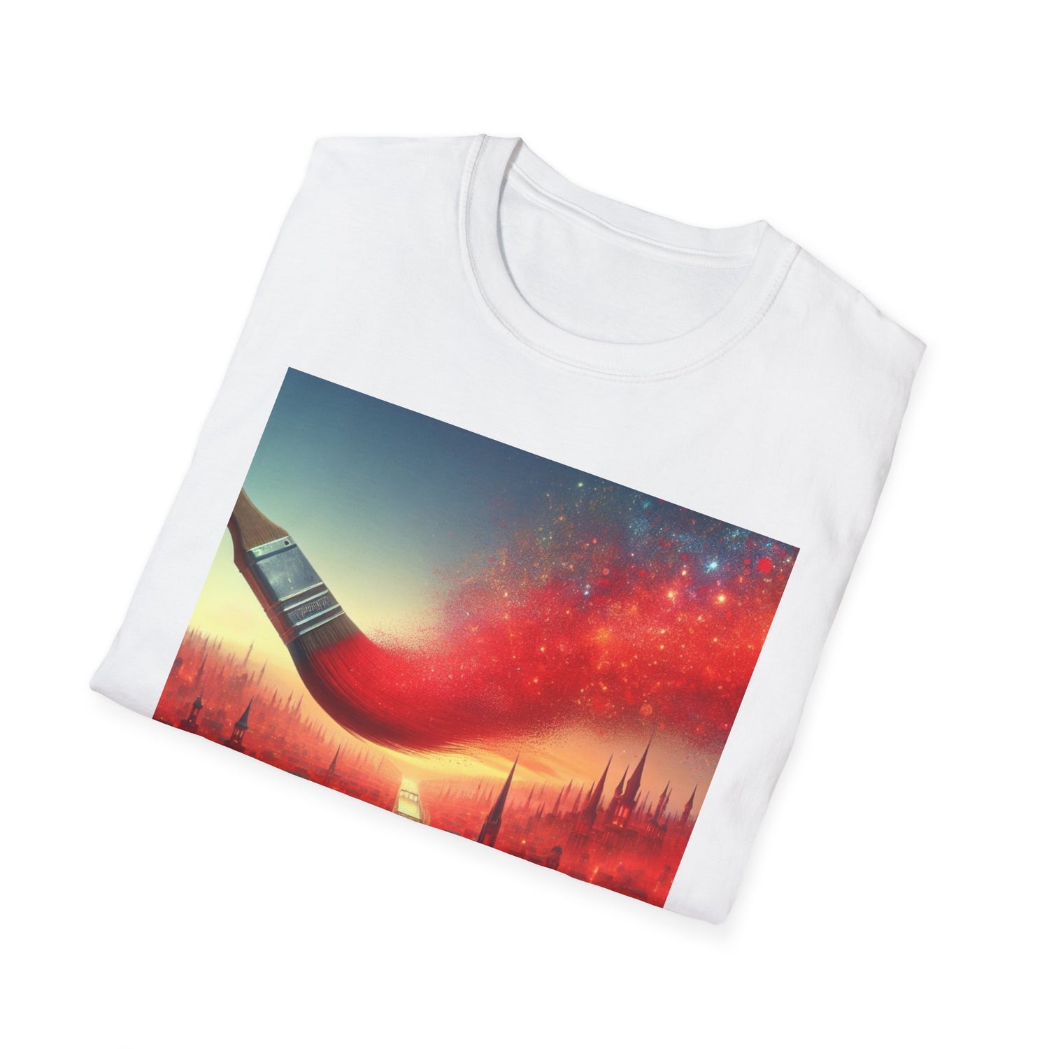 Paint The Town Red! Unisex Softstyle T-Shirt