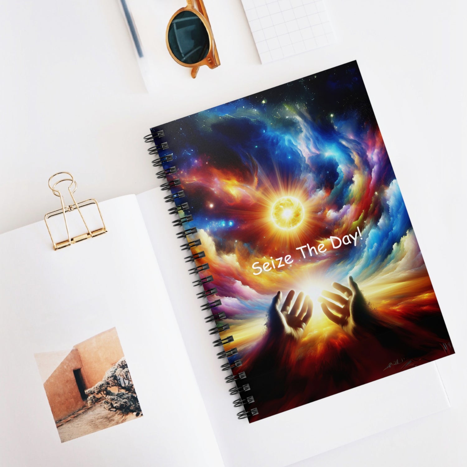 Seize The Day Spiral Notebook