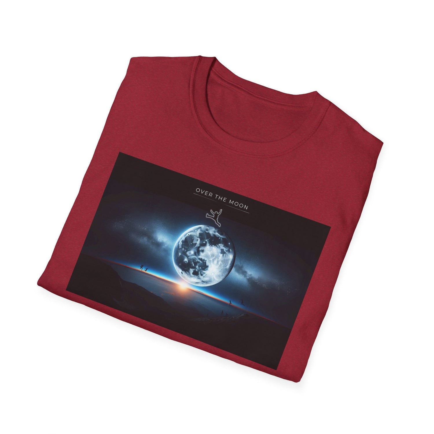 Over The Moon Unisex Softstyle T-Shirt