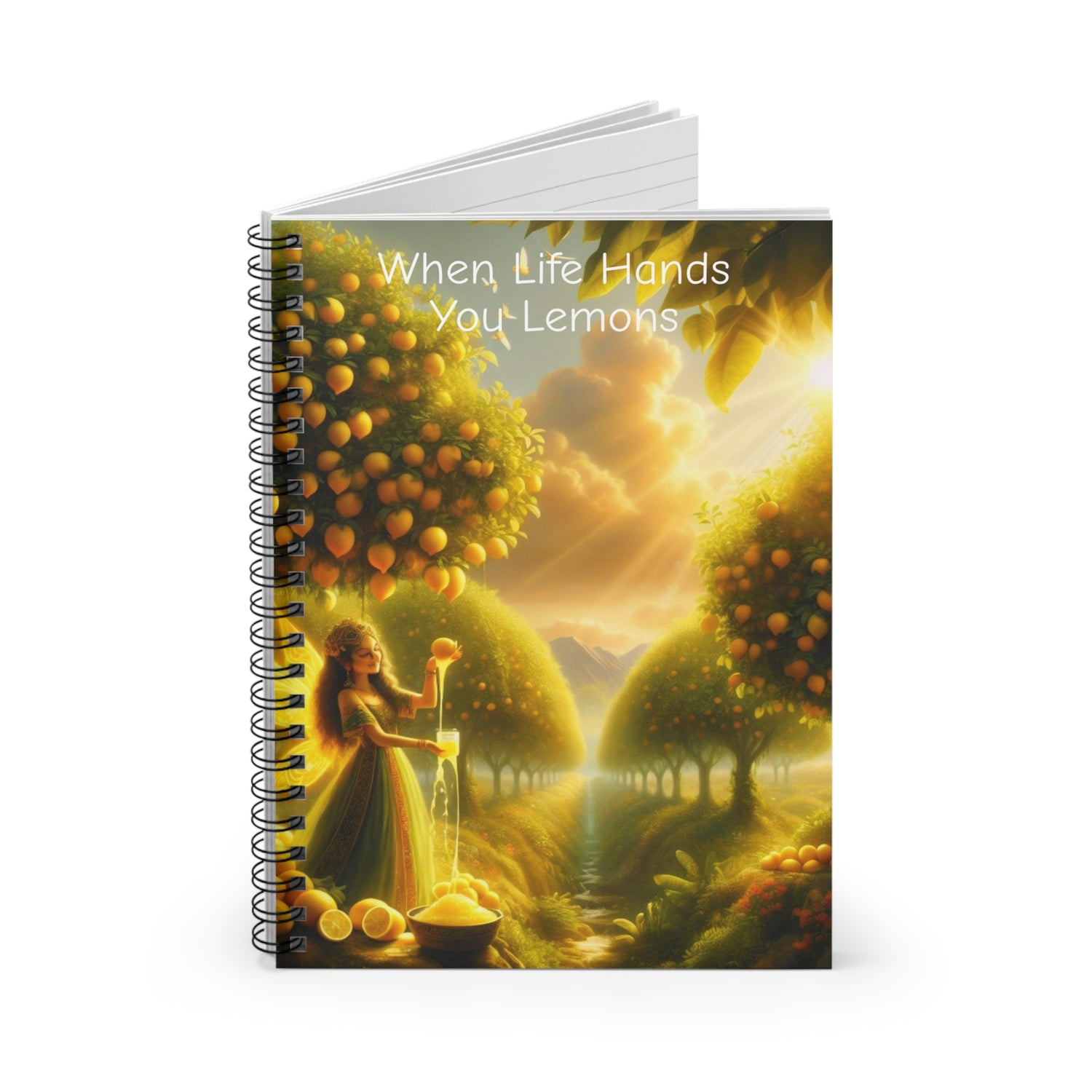 When Life Hands You Lemons Spiral Notebook