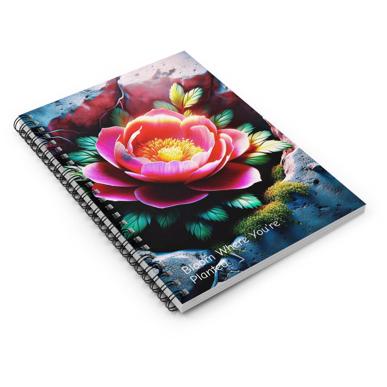 Bloom Where You're Planted Spiral Notebook