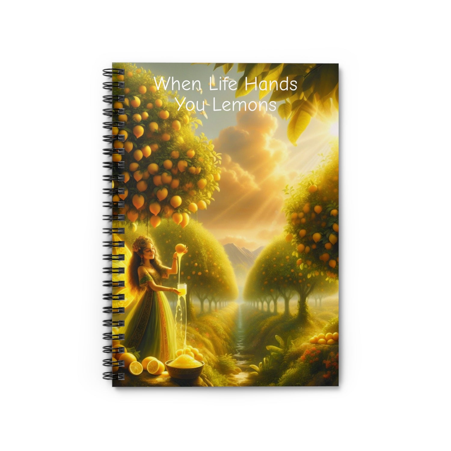 When Life Hands You Lemons Spiral Notebook