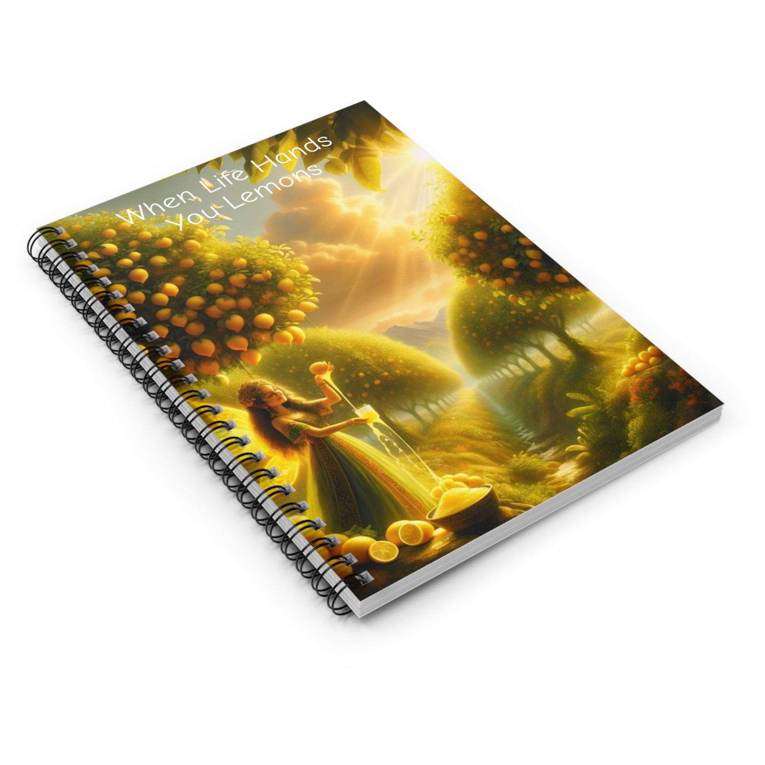 When Life Hands You Lemons Spiral Notebook