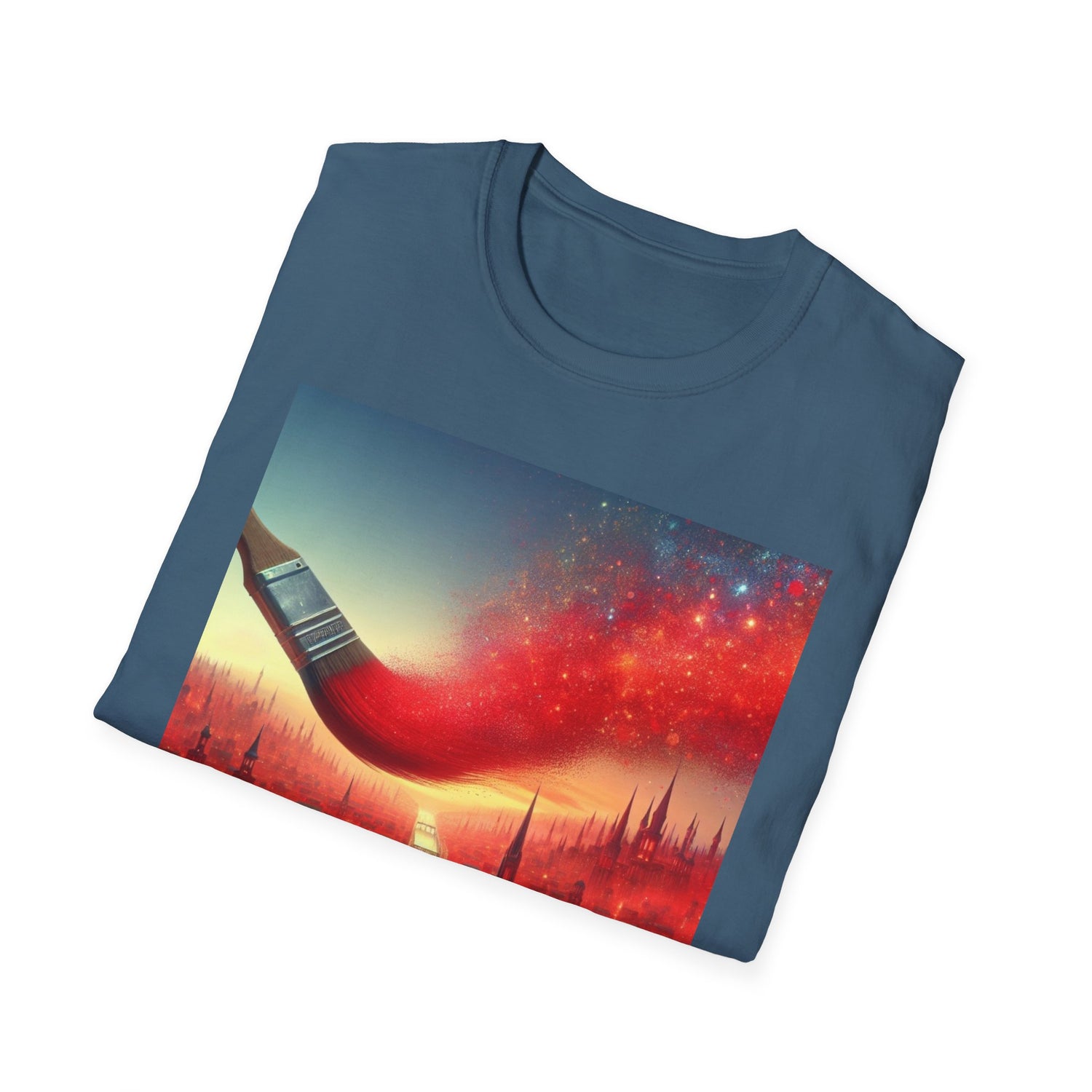 Paint The Town Red! Unisex Softstyle T-Shirt