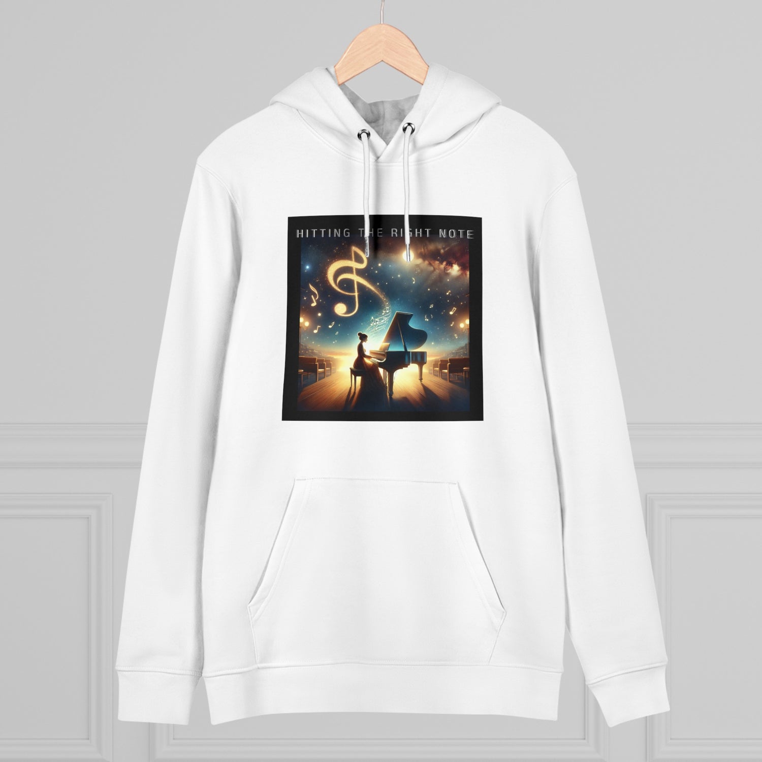 Hitting The Right Note Eco-friendly Hoodie