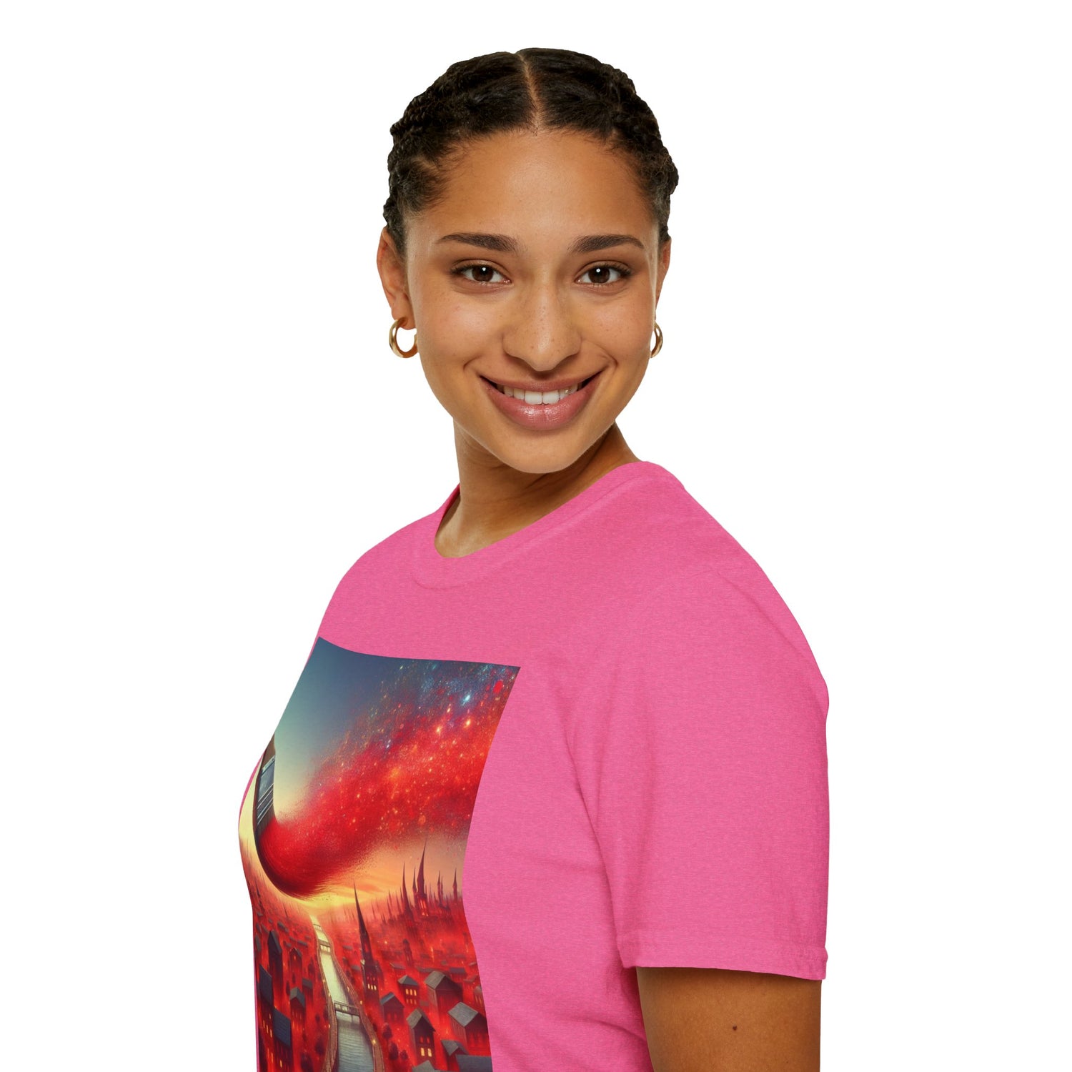 Paint The Town Red! Unisex Softstyle T-Shirt