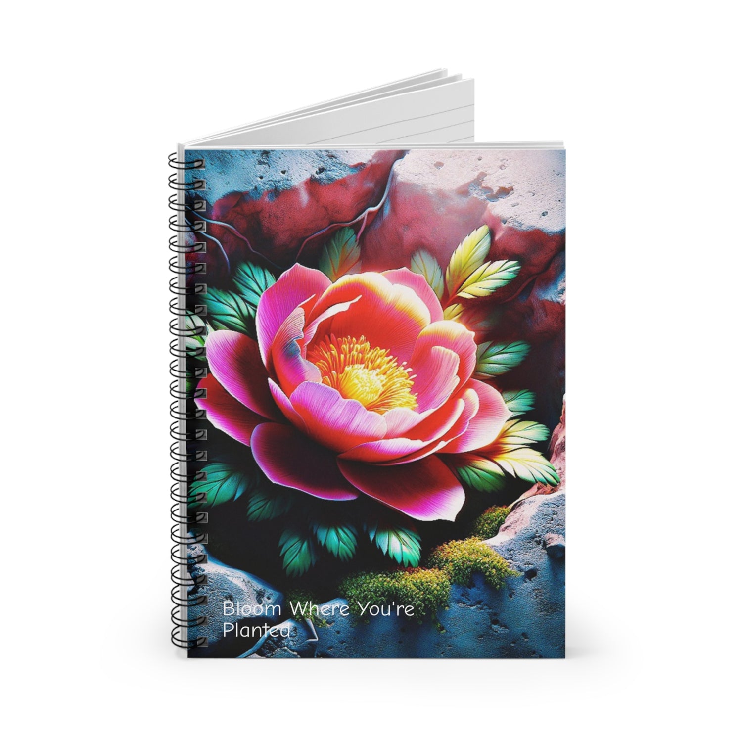 Bloom Where You're Planted Spiral Notebook