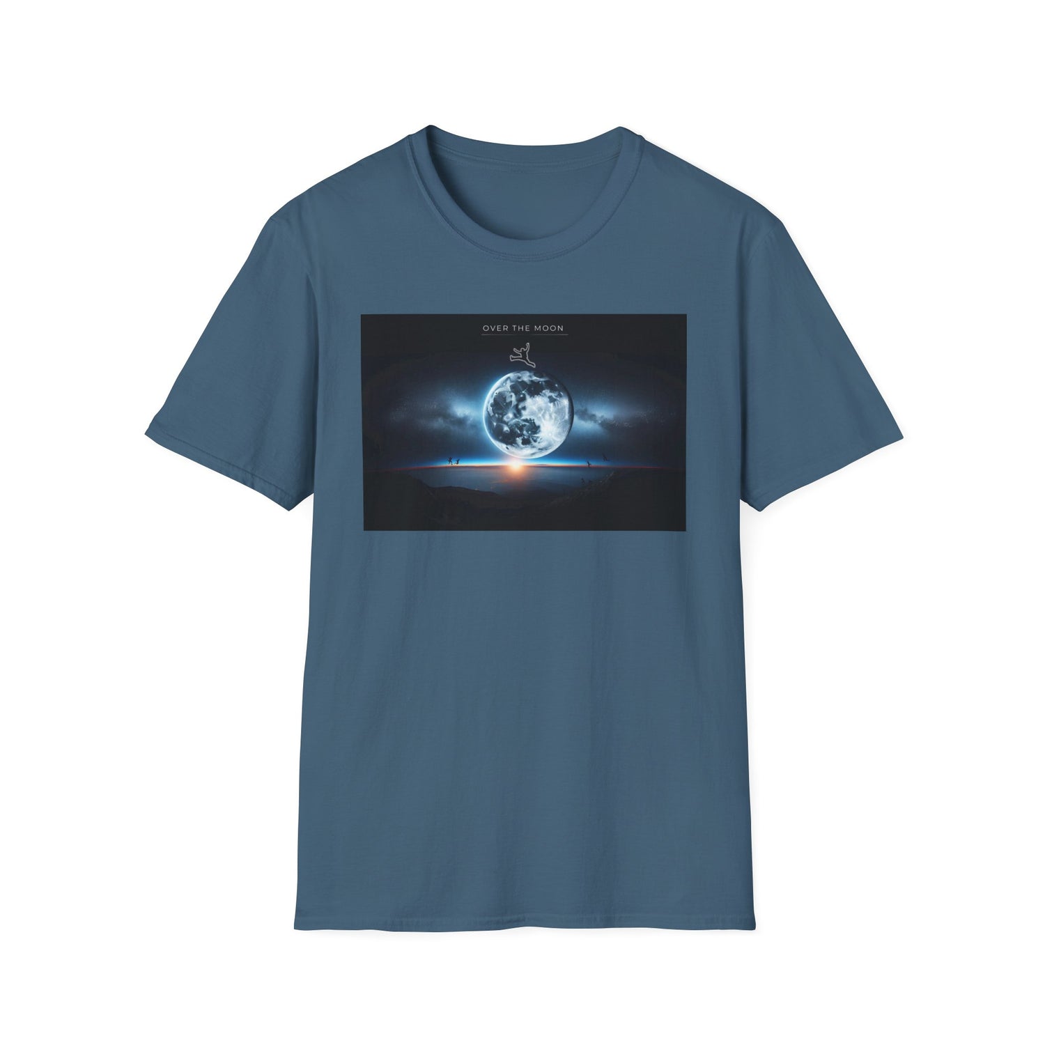 Over The Moon Unisex Softstyle T-Shirt