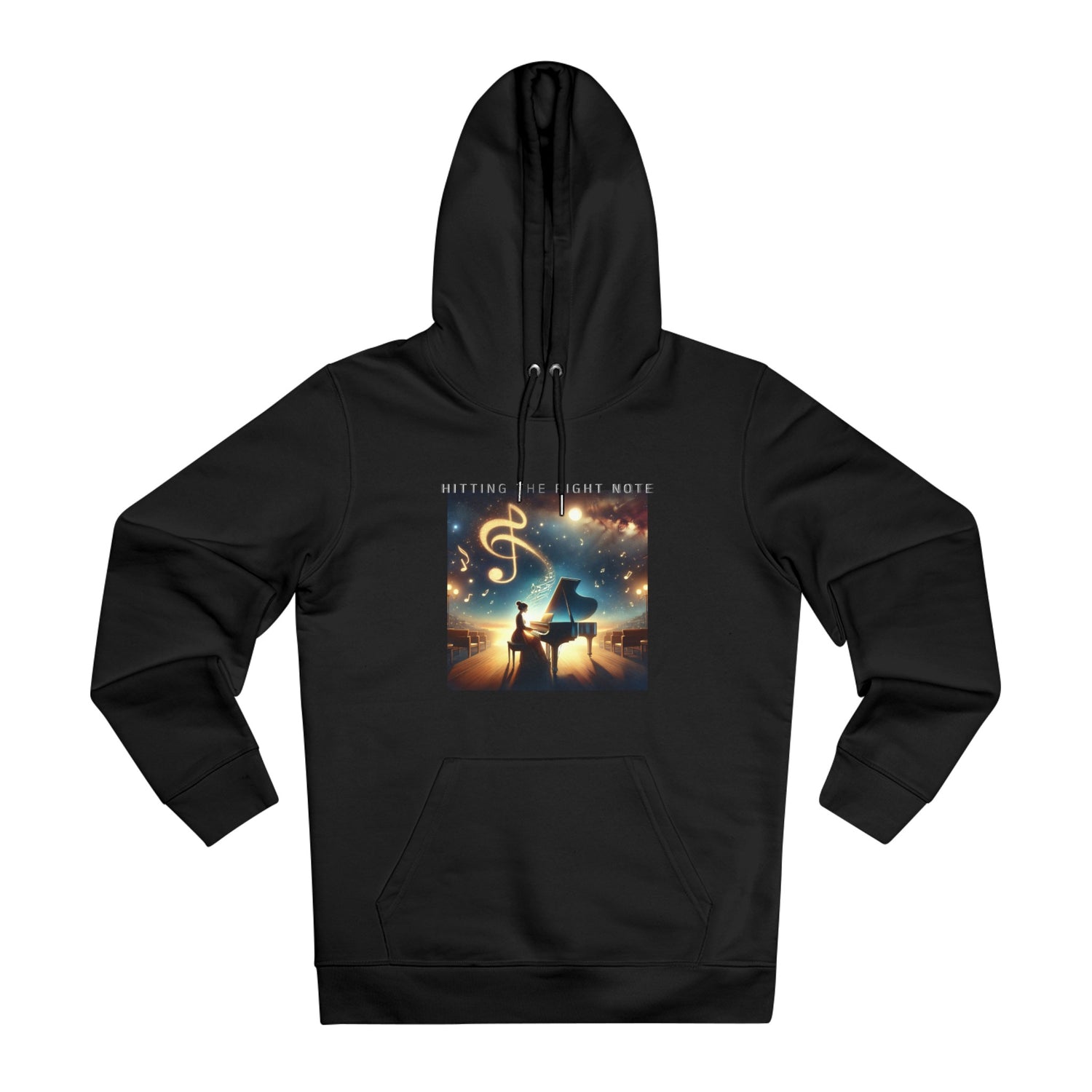 Hitting The Right Note Eco-friendly Hoodie