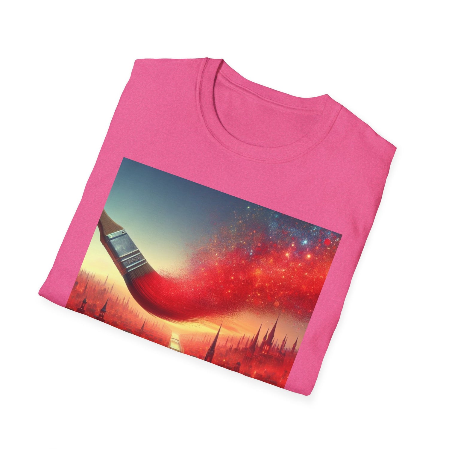 Paint The Town Red! Unisex Softstyle T-Shirt