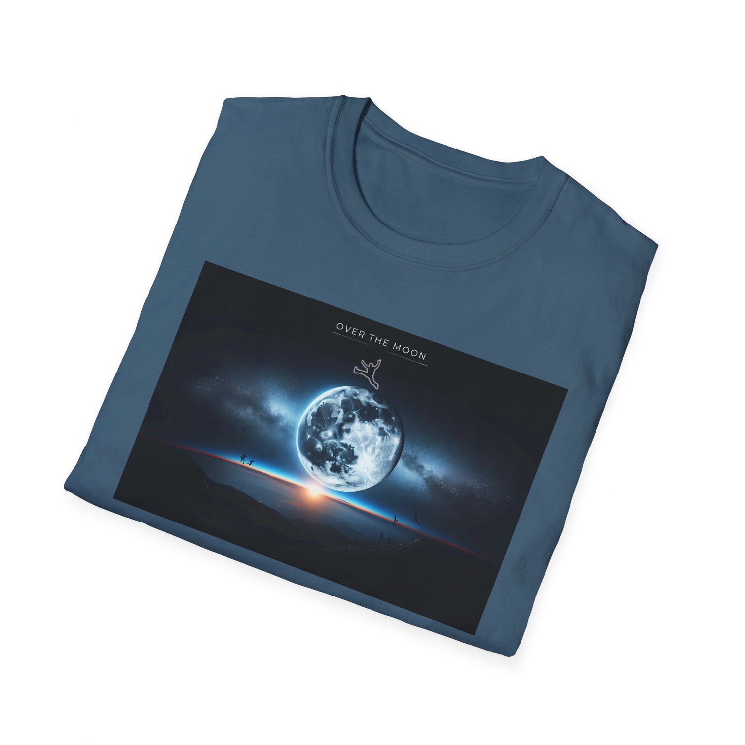 Over The Moon Unisex Softstyle T-Shirt