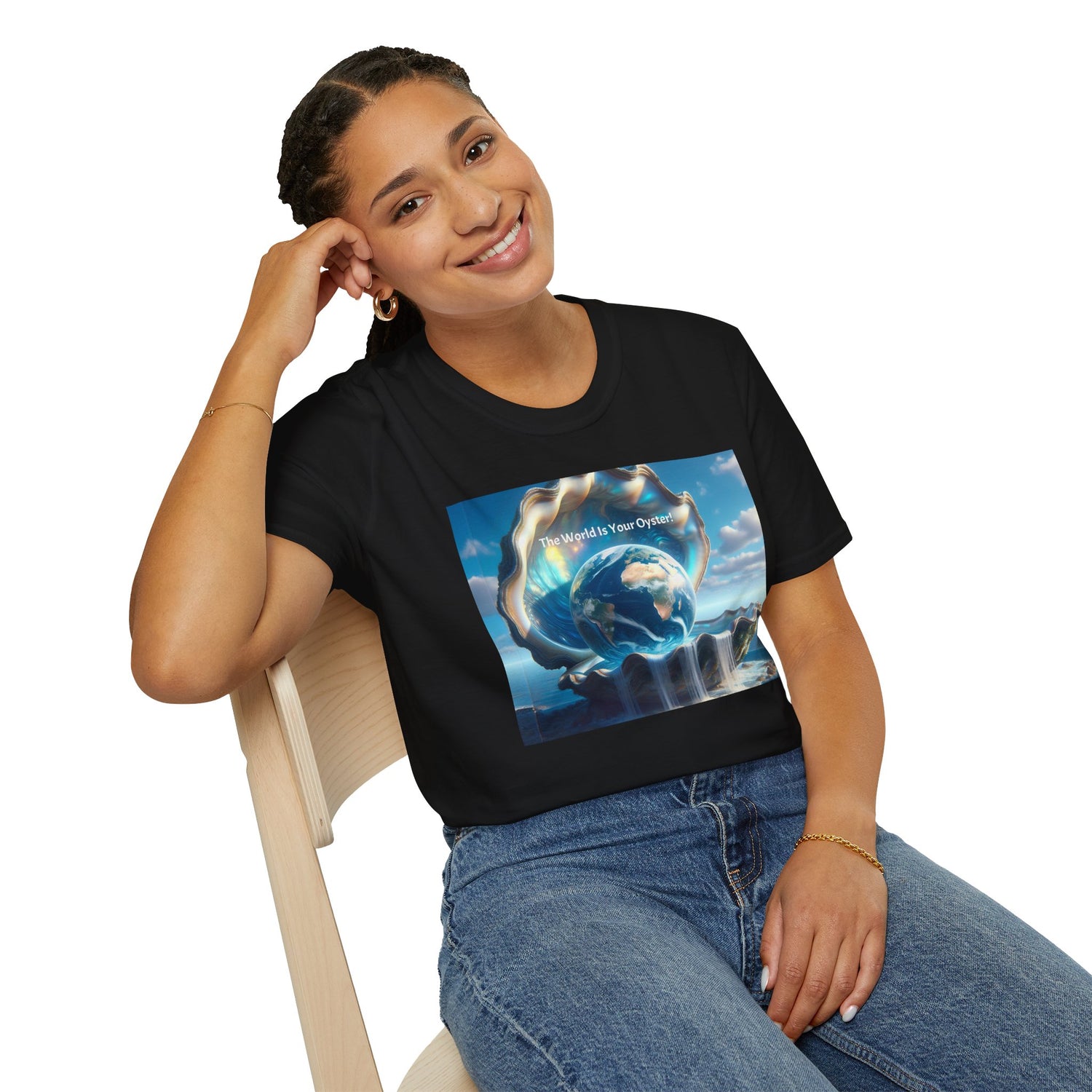 The World is Your Oyster Unisex Softstyle T-Shirt