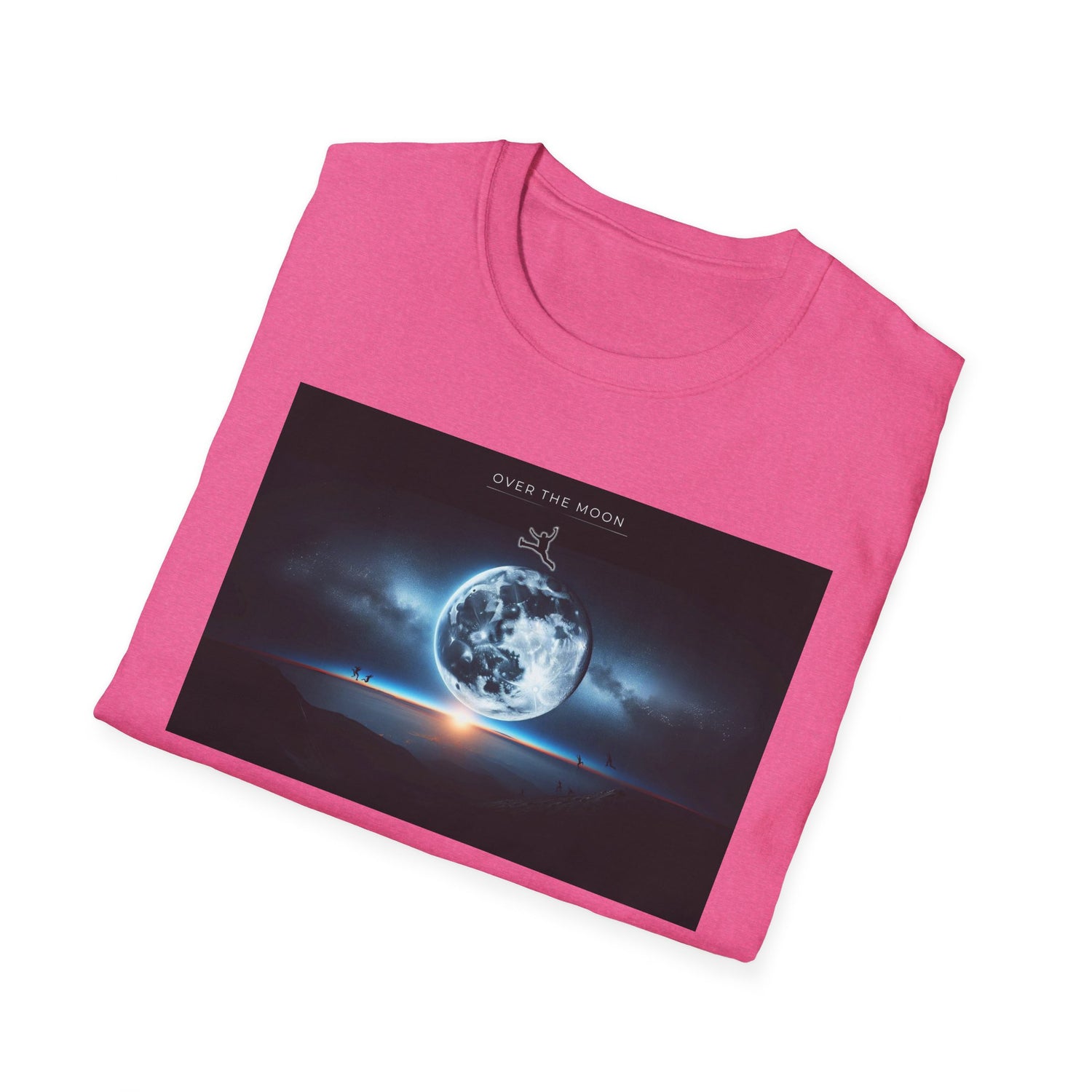 Over The Moon Unisex Softstyle T-Shirt