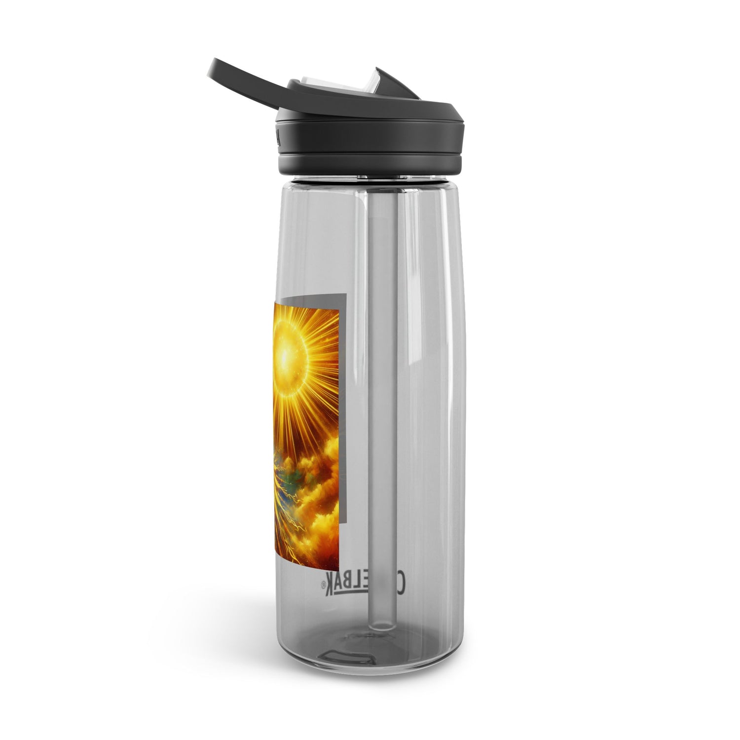 Walking on sunshine Water bottle, Clear water Bottle Gift For He