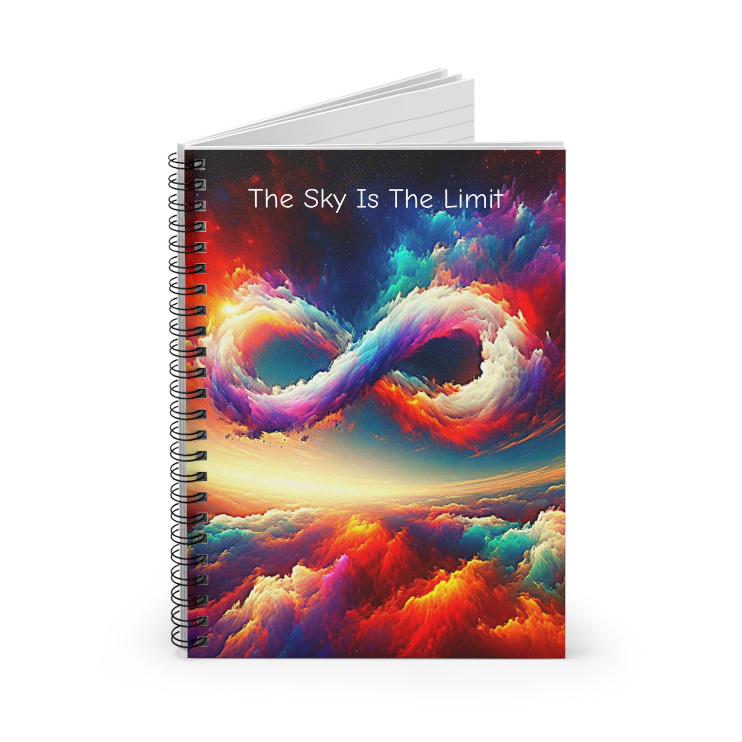 The Sky Is The Limit Spiral Notebook