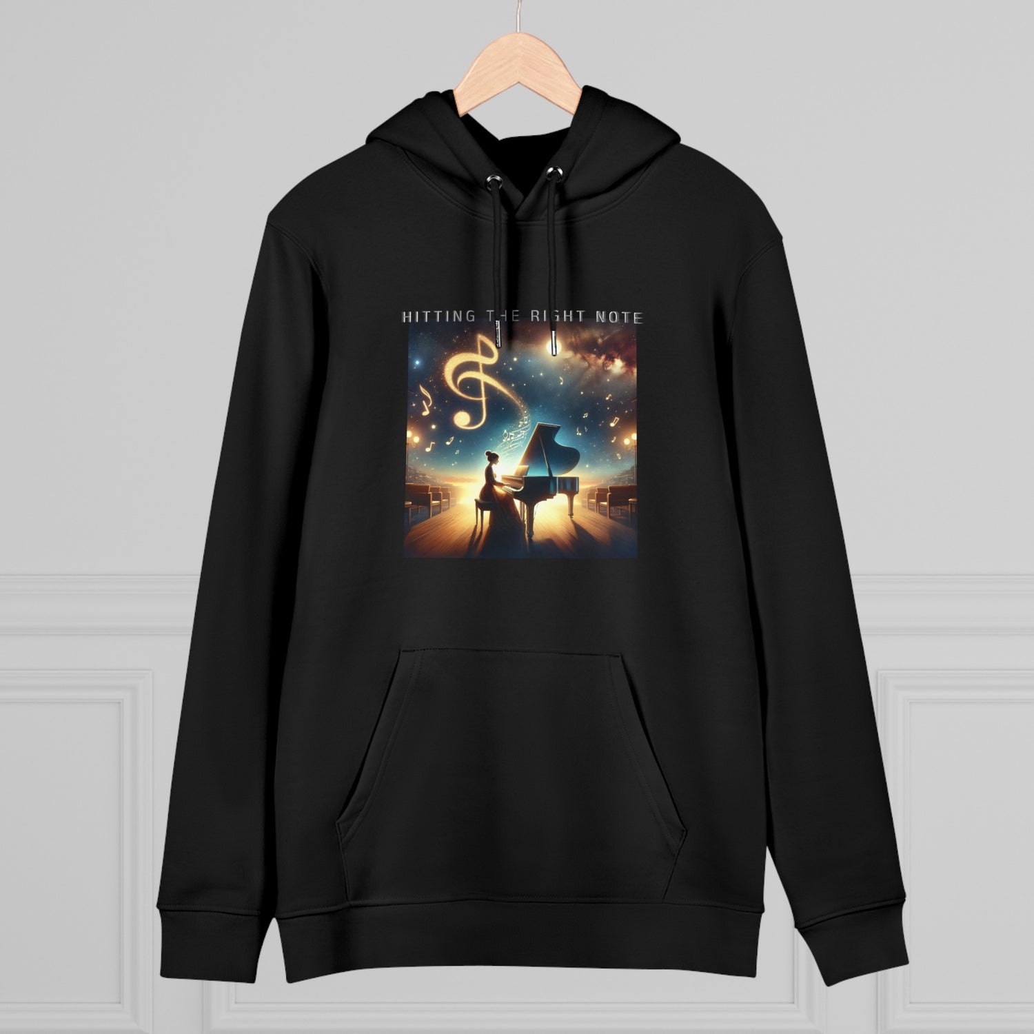 Hitting The Right Note Eco-friendly Hoodie