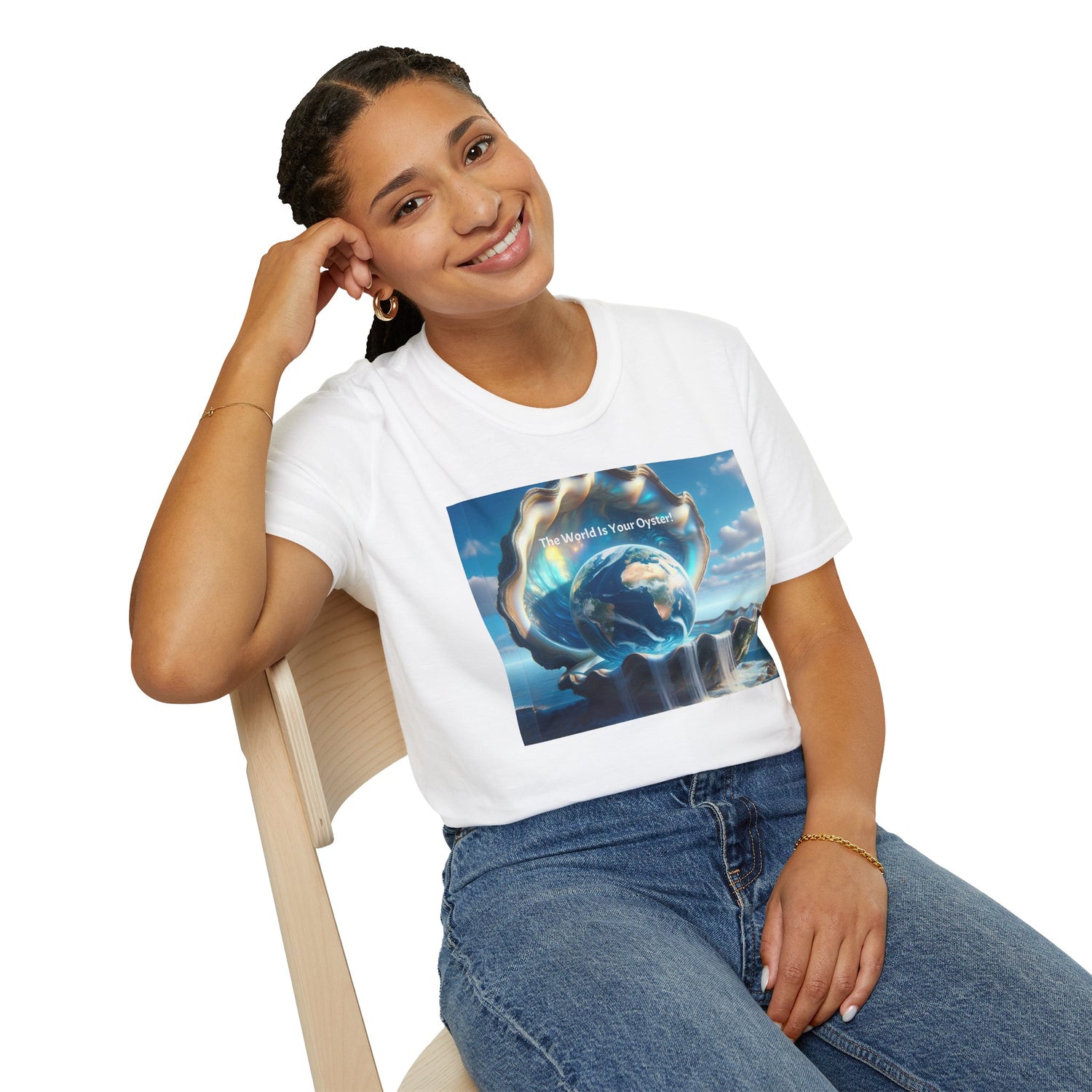 The World is Your Oyster Unisex Softstyle T-Shirt