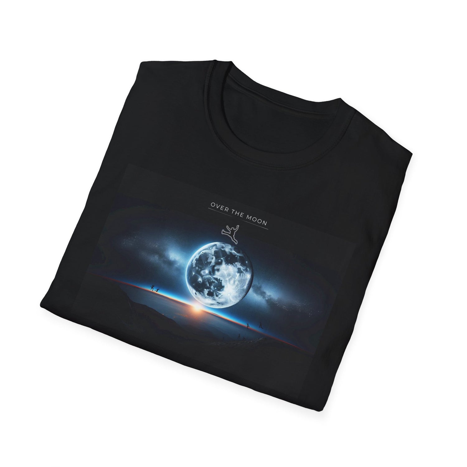 Over The Moon Unisex Softstyle T-Shirt