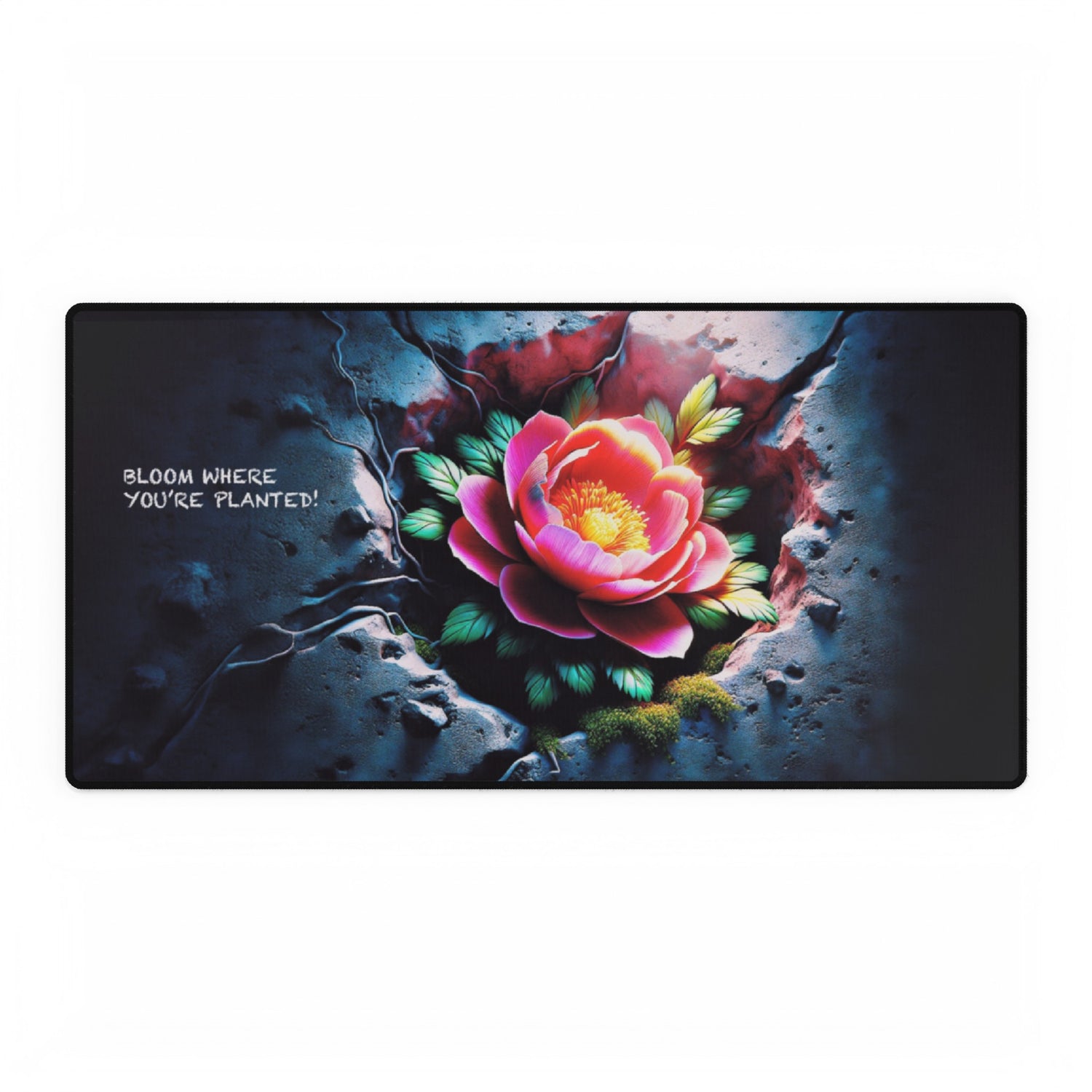 Bloom Where You're Planted Desk Mat