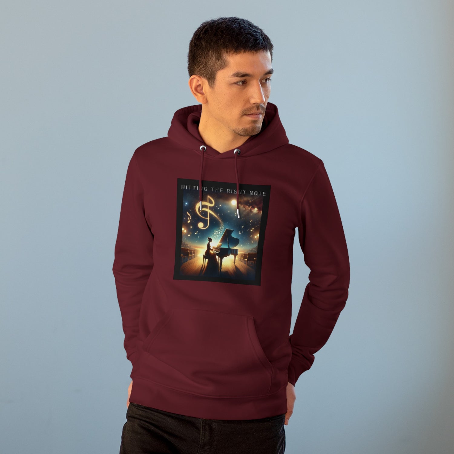 Hitting The Right Note Eco-friendly Hoodie