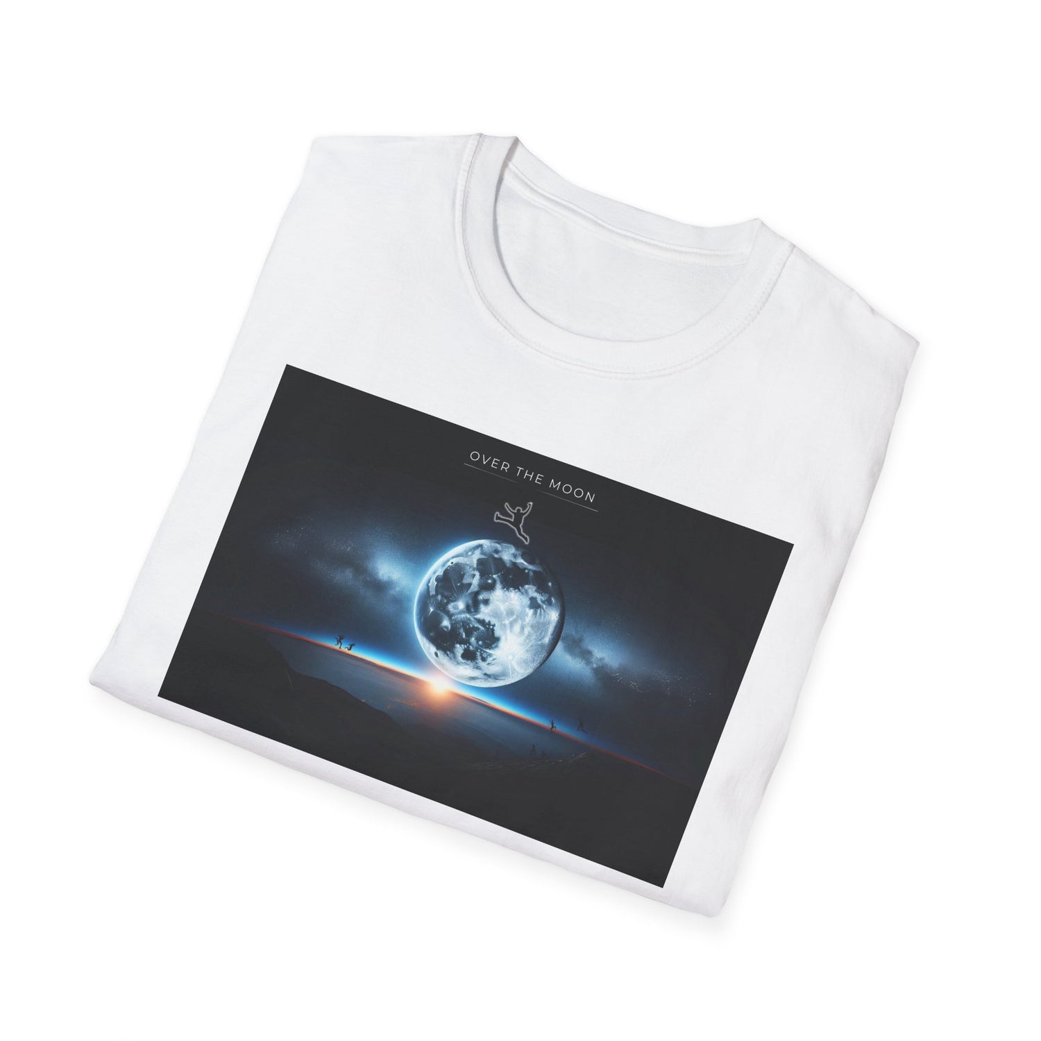 Over The Moon Unisex Softstyle T-Shirt