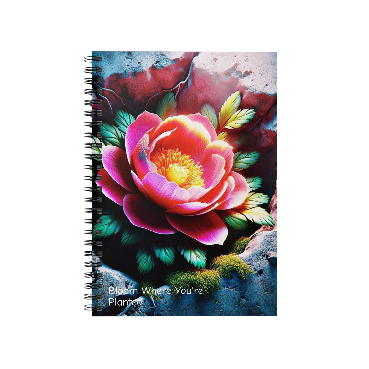 Bloom Where You're Planted Spiral Notebook