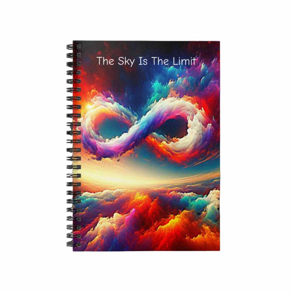 The Sky Is The Limit Spiral Notebook