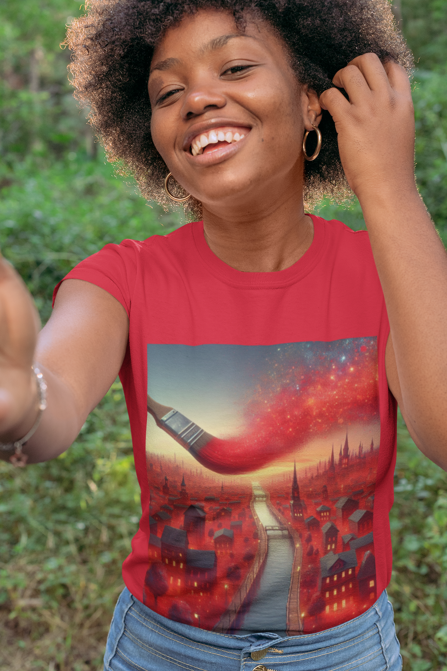 Paint The Town Red! Unisex Softstyle T-Shirt